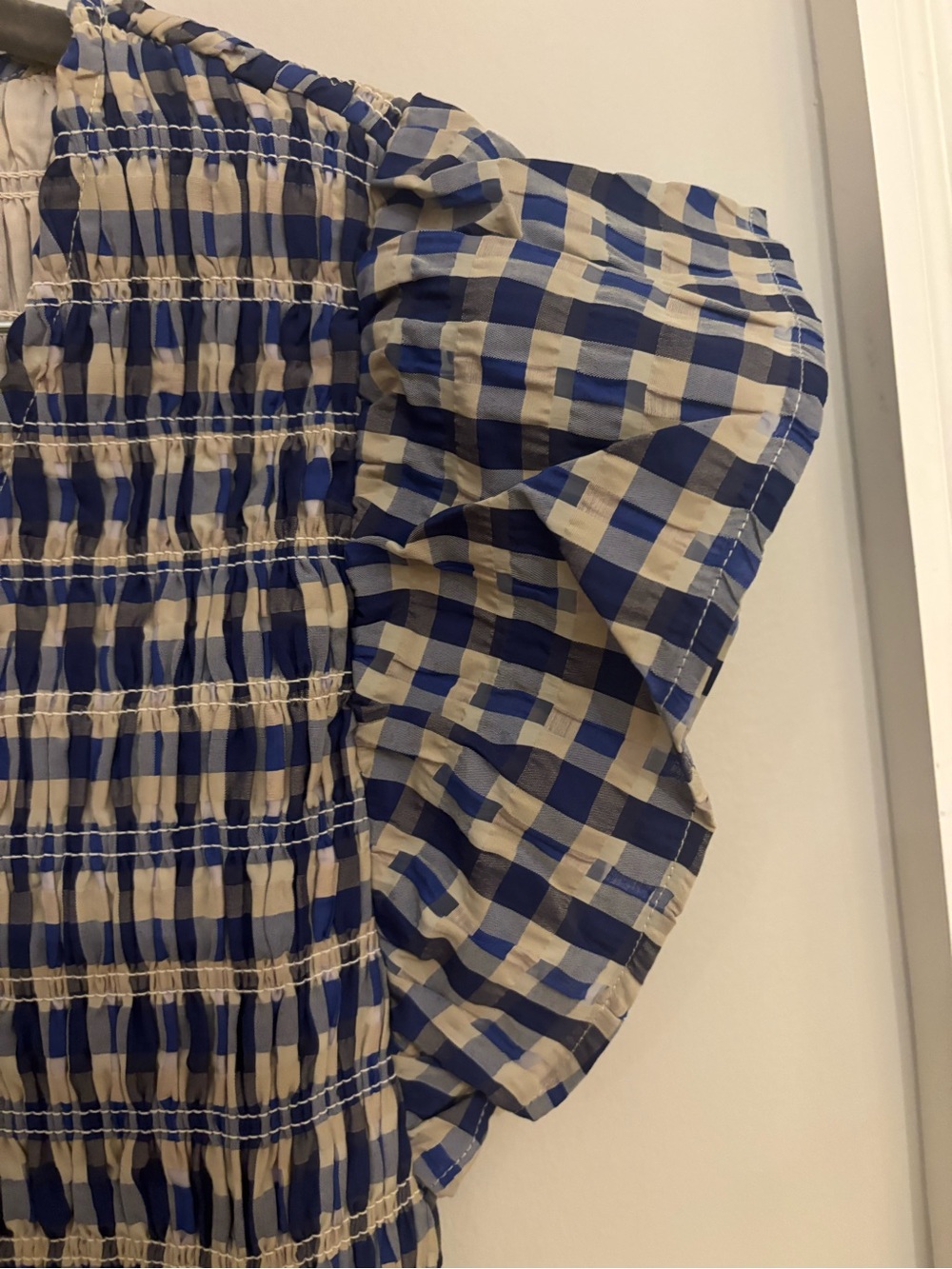Rails Blue and Cream Clementine Gingham Dress - Picture 2 of 8
